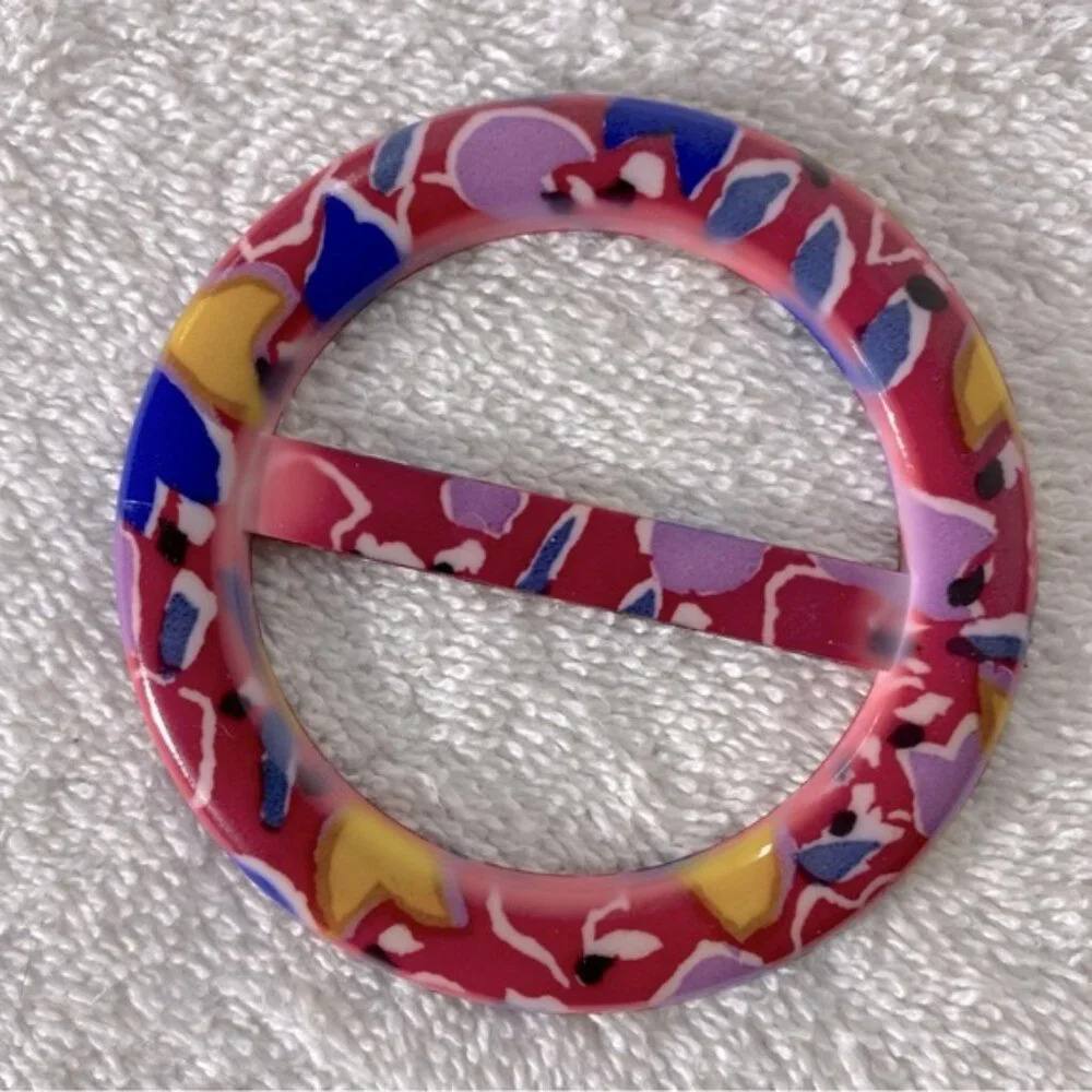 5/$35 Vintage 90’s Red Pink T Shirt Tie Clip